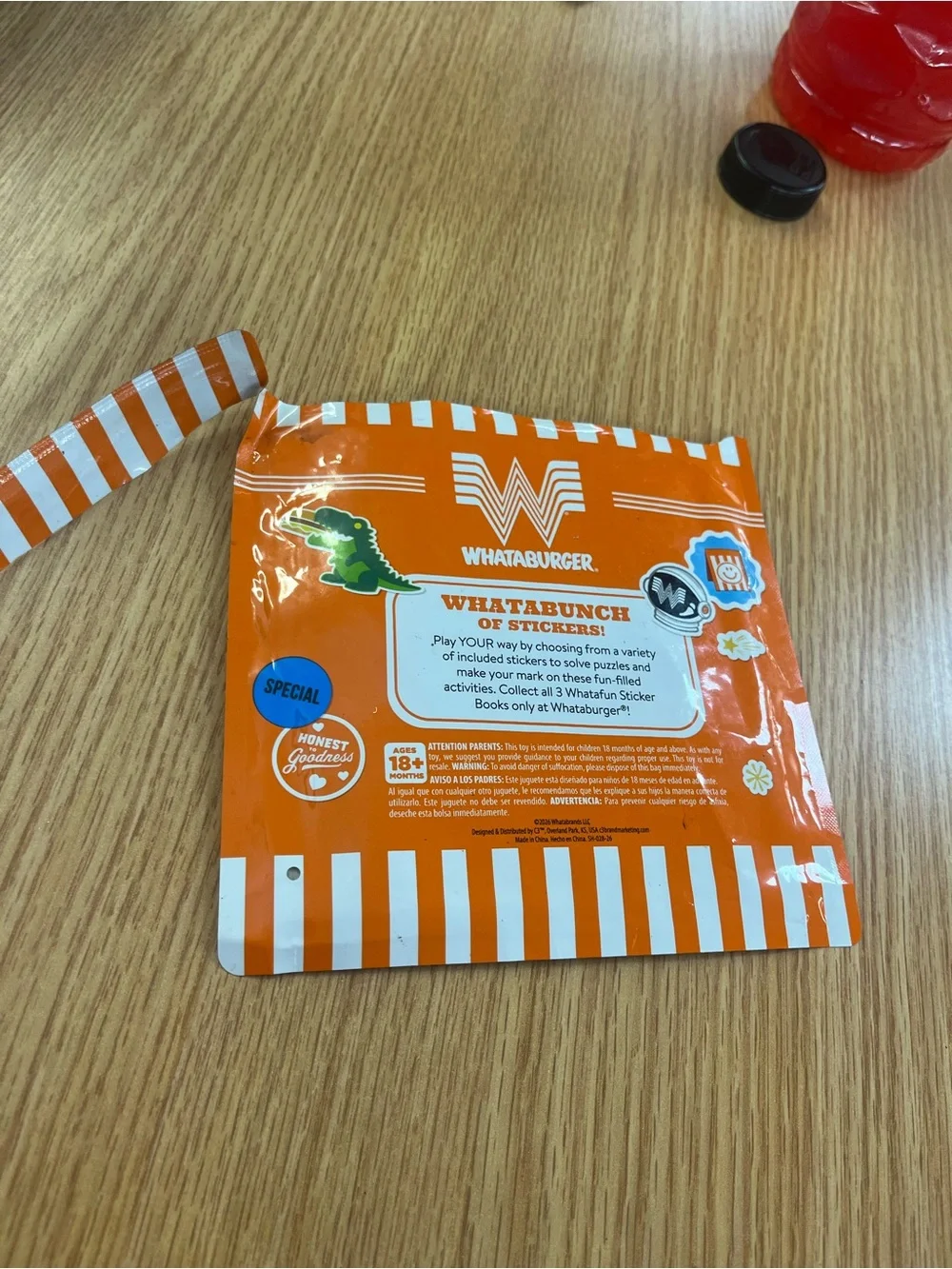 Whatafun Orange Sticker Book -